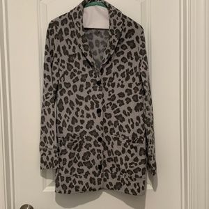 Cuddl Duds Button Up Cardigan Two Pockets Thumb Hole Size S